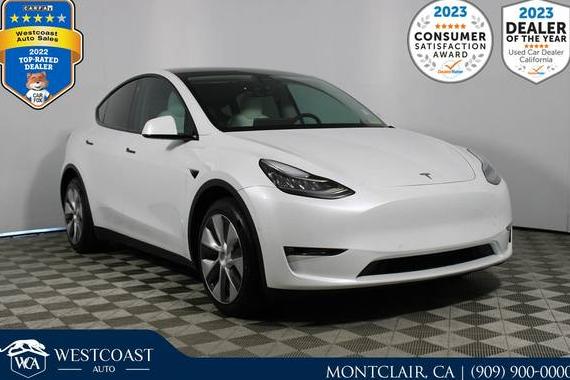 TESLA MODEL Y 2021 5YJYGDEE4MF282418 image